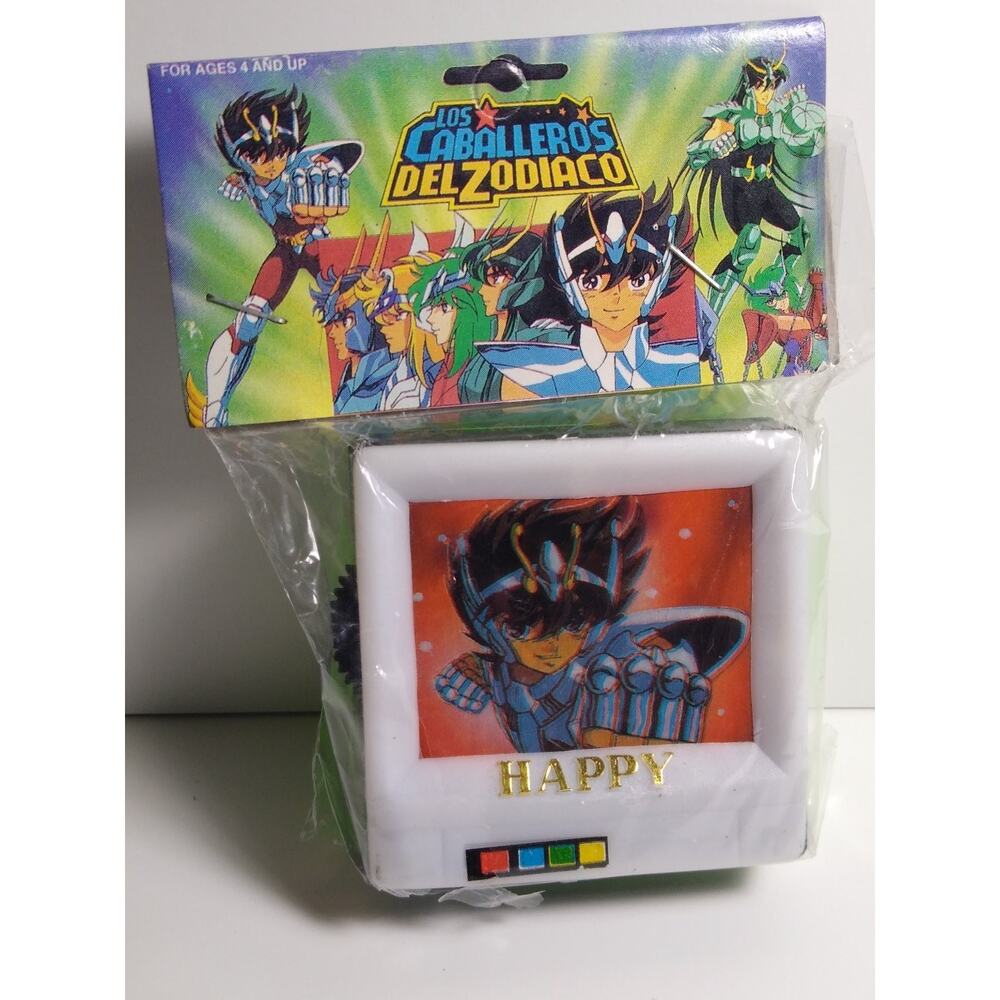 Vintage Los Caballeros del Zodiaco Saint Seiya Character Viewer Toy 1980s Green